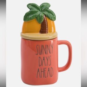 Tropical Palm Tree Mug - Coral Rae Dunn
